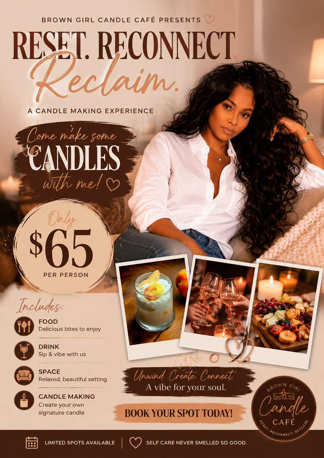 Reset, Reconnect & Reclaim Candle Making Retreat Tickets