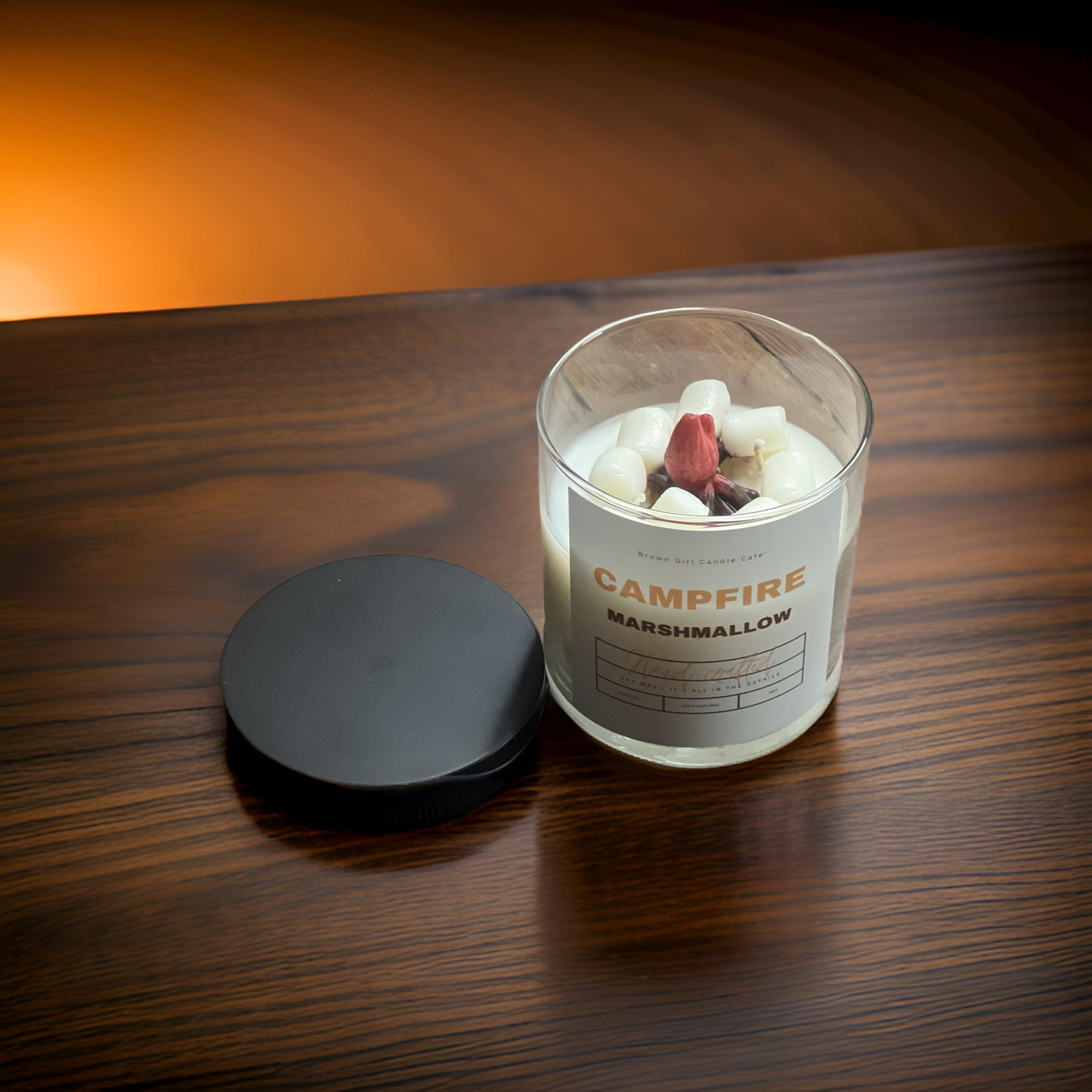 Campfire Marshmallow Candle