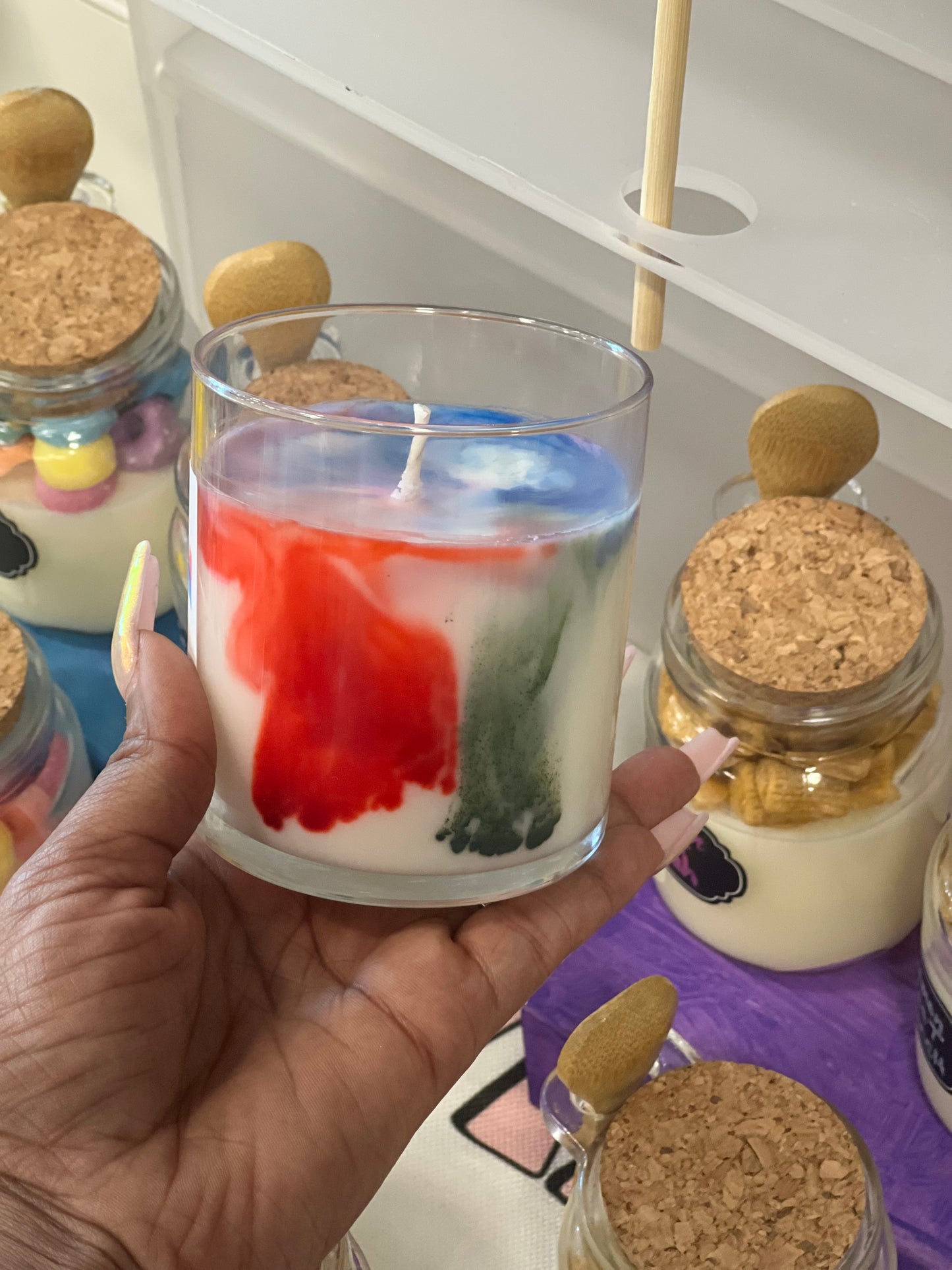 White Eucalyptus (Marble Candle)