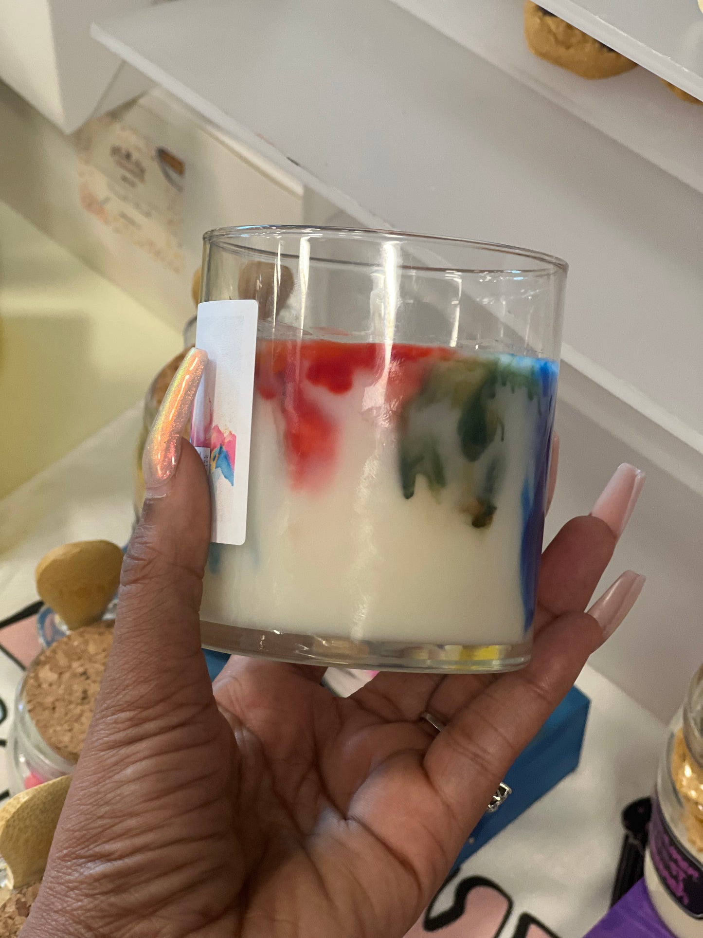 White Eucalyptus (Marble Candle)