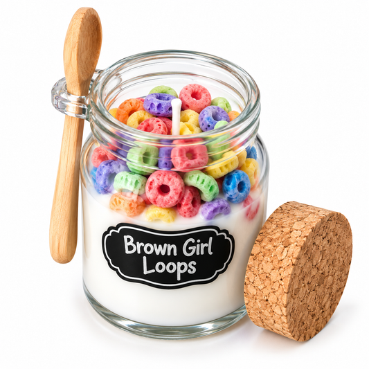 Brown Girl Loops (Bamboo Jar)
