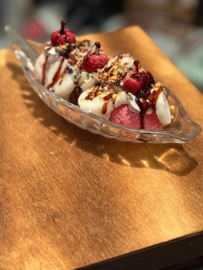 Sliced Banana Split