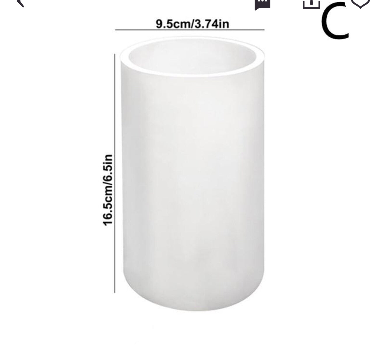 Cylinder Candle Large (Custom)