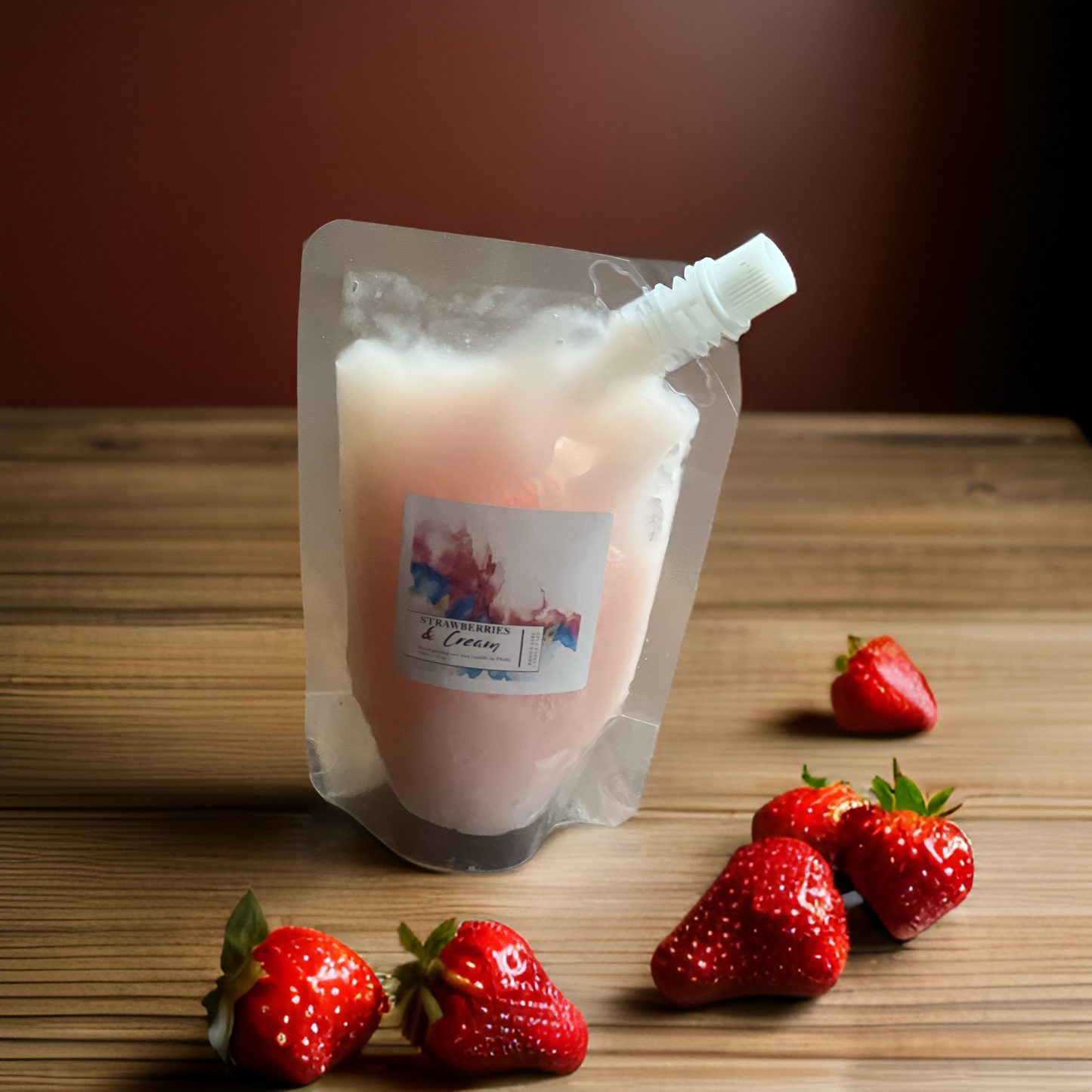 Strawberries & Cream Squeezable Melt