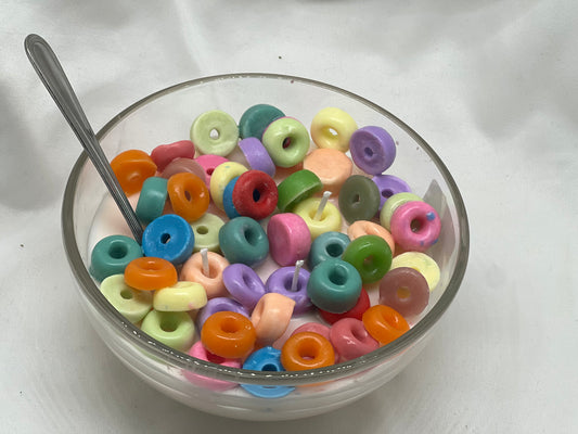 Tropical Fruit Loops Bowl